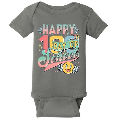 Cute Happy 100th Day Of School Baby Bodysuit