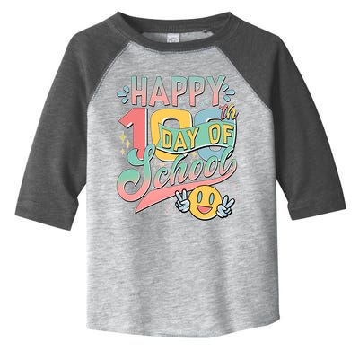 Cute Happy 100th Day Of School Toddler Fine Jersey T-Shirt