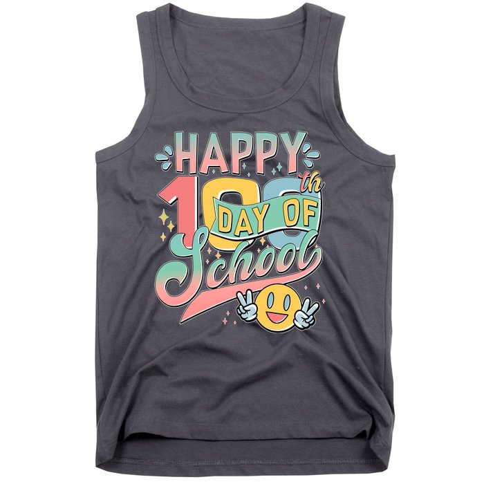 Cute Happy 100th Day Of School Tank Top