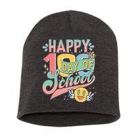 Cute Happy 100th Day Of School Short Acrylic Beanie
