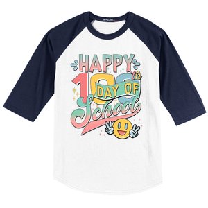 Cute Happy 100th Day Of School Baseball Sleeve Shirt