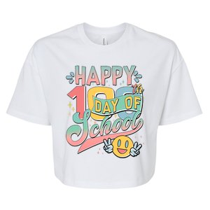 Cute Happy 100th Day Of School Bella+Canvas Jersey Crop Tee