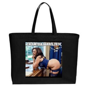 Chlamydia Harris 2024. Make Banging In The Oval Office Great Again Cotton Canvas Jumbo Tote