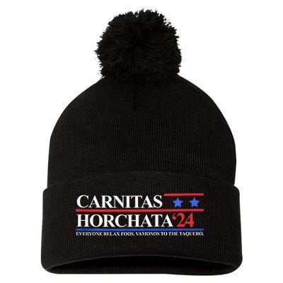 Carnitas Horchata 2024 Everyone Relax Foos Vamonos Pom Pom 12in Knit Beanie