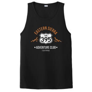 California Highway 395 Eastern Sierra Hiking Adventure Club PosiCharge Competitor Tank