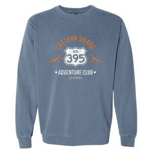 California Highway 395 Eastern Sierra Hiking Adventure Club Garment-Dyed Sweatshirt