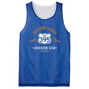 California Highway 395 Eastern Sierra Hiking Adventure Club Mesh Reversible Basketball Jersey Tank