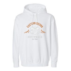 California Highway 395 Eastern Sierra Hiking Adventure Club Garment-Dyed Fleece Hoodie