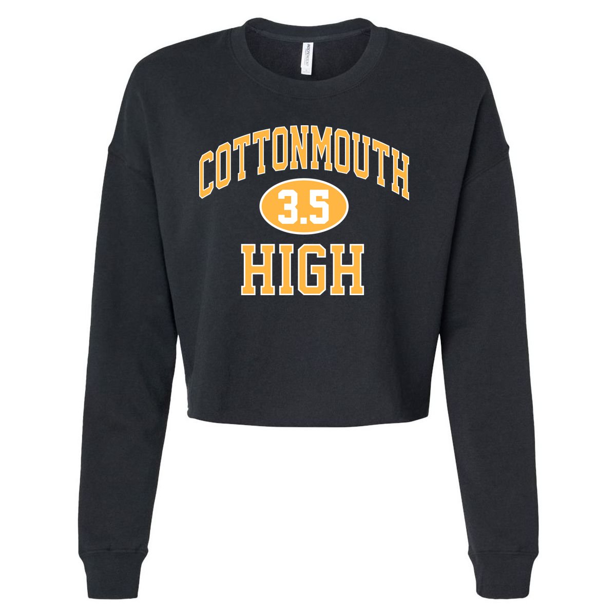 Cottonmouth High Cropped Pullover Crew