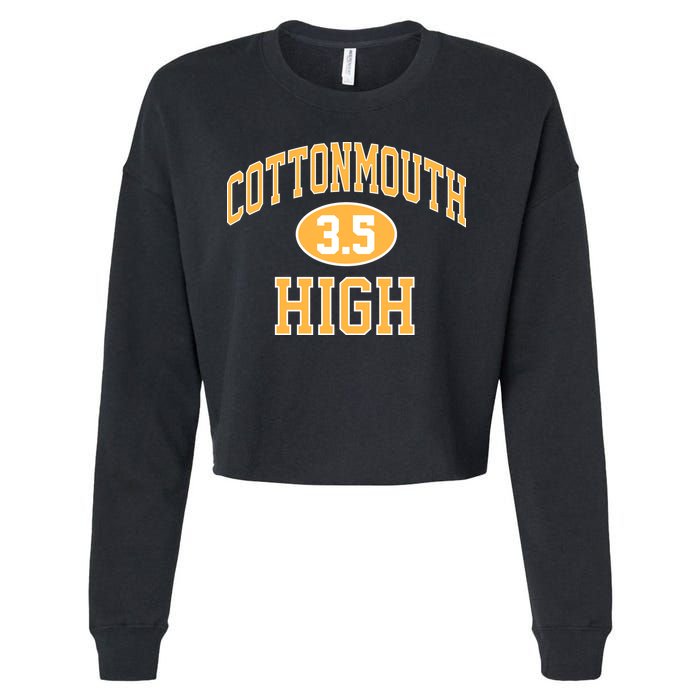 Cottonmouth High Cropped Pullover Crew
