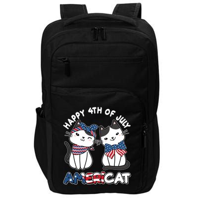 Cute Happy 4th Of July Americat Impact Tech Backpack