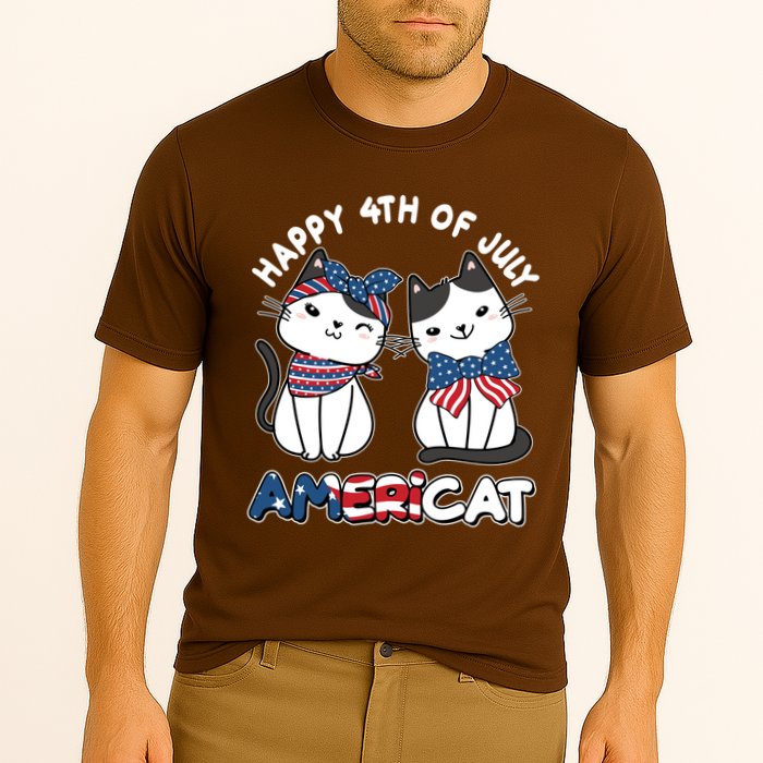 Cute Happy 4th Of July Americat Cooling Performance Crew T-Shirt