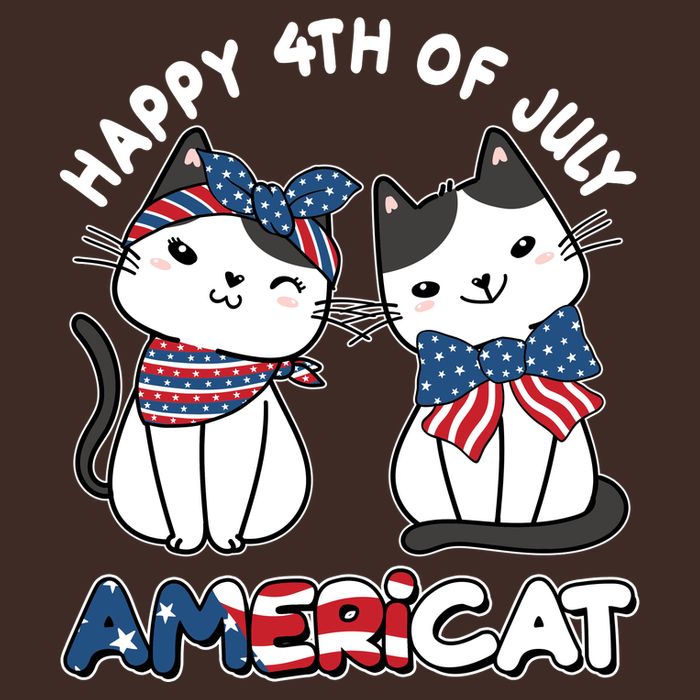 Cute Happy 4th Of July Americat Cooling Performance Crew T-Shirt