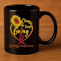 Cystic Hygroma Awareness Choose To Keep Going 11oz C Handle Ceramic Mug