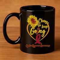 Cystic Hygroma Awareness Choose To Keep Going 11oz C Handle Ceramic Mug