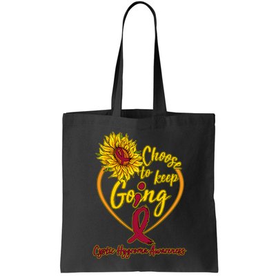 Cystic Hygroma Awareness Choose To Keep Going Bag