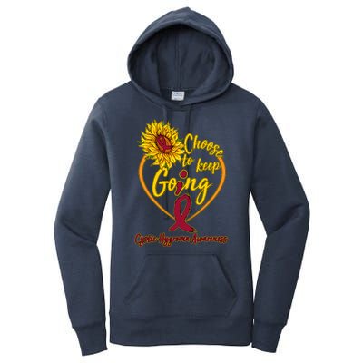 Cystic Hygroma Awareness Choose To Keep Going Women's Pullover Hoodie