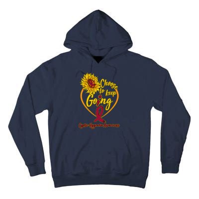 Cystic Hygroma Awareness Choose To Keep Going Tall Hoodie