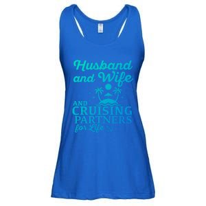 Cruising Husband And Wife Cruise Partners For Life Matching Great Gift Ladies Essential Flowy Tank