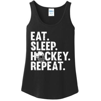 Cool Hockey Art For Men Women Ice Hockey Lover Goalie Player Ladies Essential Tank