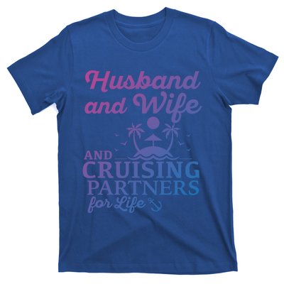 Cruising Husband And Wife Cruise Partners For Life Matching Great Gift T-Shirt