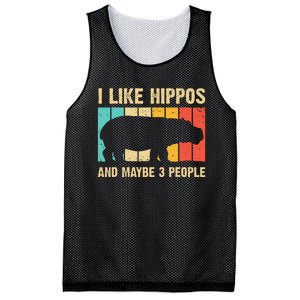 Cool Hippo Art Hippopotamus Hippo Lover Mesh Reversible Basketball Jersey Tank