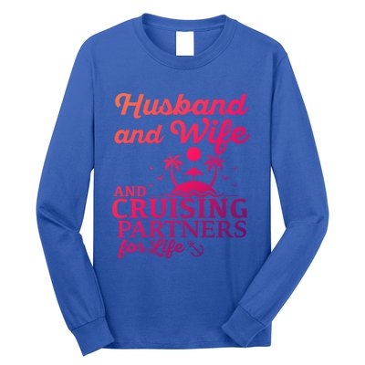 Cruising Husband And Wife Cruise Partners For Life Matching Great Gift Long Sleeve Shirt