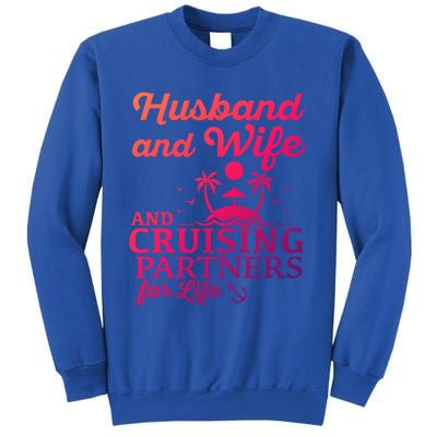 Cruising Husband And Wife Cruise Partners For Life Matching Great Gift Sweatshirt