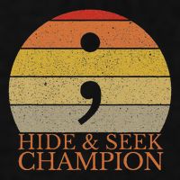 Coder Hide And Seek Champion Semi Colon Coding Programmer Ladies PosiCharge Tri-Blend Wicking Tank