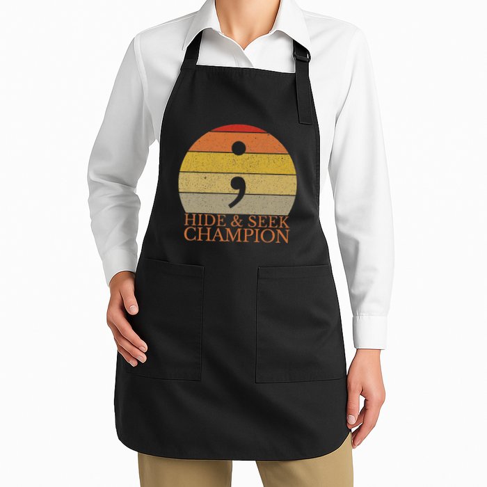 Coder Hide And Seek Champion Semi Colon Coding Programmer Apron