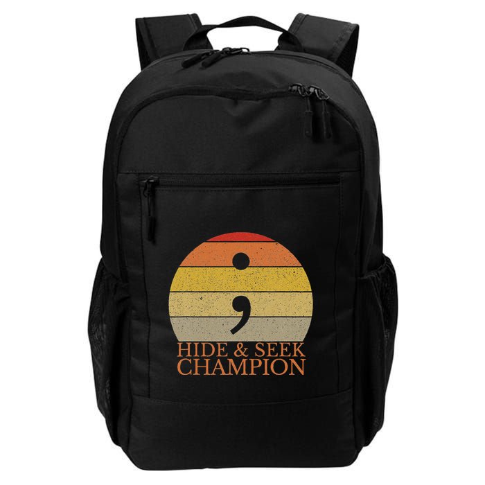Coder Hide And Seek Champion Semi Colon Coding Programmer Backpack