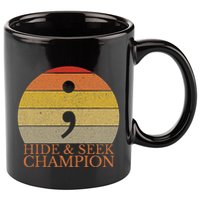 Coder Hide And Seek Champion Semi Colon Coding Programmer 11oz C Handle Ceramic Mug