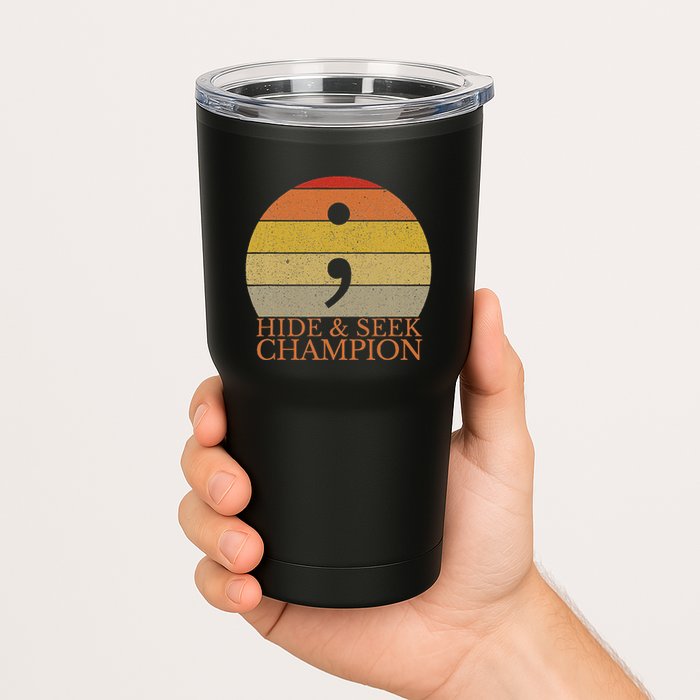 Coder Hide And Seek Champion Semi Colon Coding Programmer Tumbler