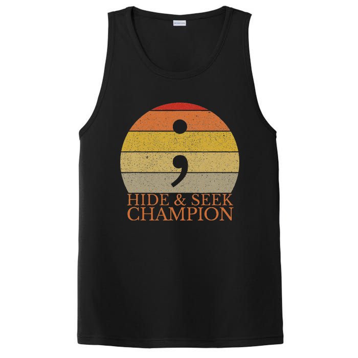 Coder Hide And Seek Champion Semi Colon Coding Programmer PosiCharge Competitor Tank