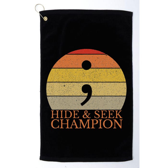 Coder Hide And Seek Champion Semi Colon Coding Programmer Golf Towel