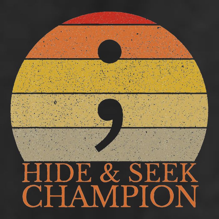 Coder Hide And Seek Champion Semi Colon Coding Programmer Golf Towel