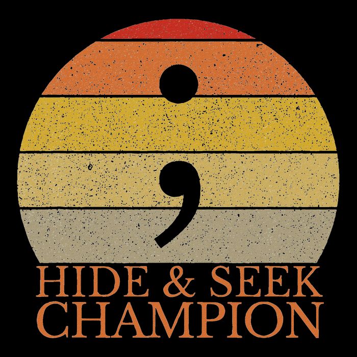 Coder Hide And Seek Champion Semi Colon Coding Programmer Toddler T-Shirt