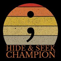 Coder Hide And Seek Champion Semi Colon Coding Programmer Women's Knotted Racerback Tank