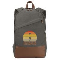 Coder Hide And Seek Champion Semi Colon Coding Programmer Cotton Canvas Backpack