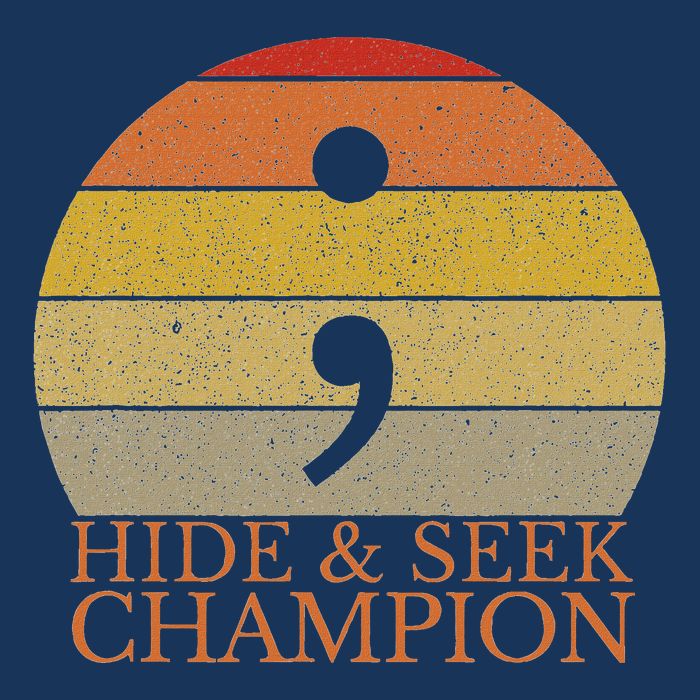 Coder Hide And Seek Champion Semi Colon Coding Programmer Infant Baby Jersey Bodysuit