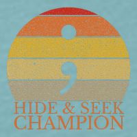 Coder Hide And Seek Champion Semi Colon Coding Programmer Sueded Cloud Jersey T-Shirt