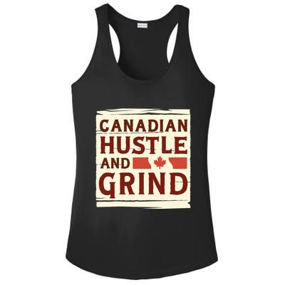 Canadian Hustle And Grind Ladies PosiCharge Competitor Racerback Tank