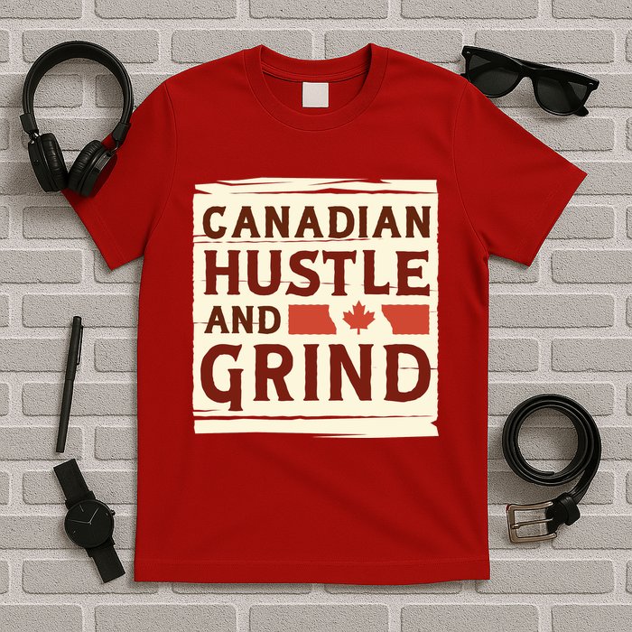 Canadian Hustle And Grind T-Shirt