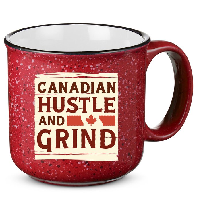 Canadian Hustle And Grind 15oz Campfire Ceramic Mug
