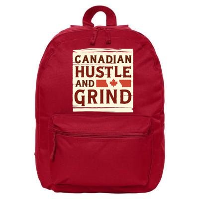 Canadian Hustle And Grind 16 in Basic Backpack