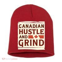 Canadian Hustle And Grind Short Acrylic Beanie