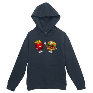 Cute Hamburger Art Hamburger French Fries Lovers Urban Pullover Hoodie