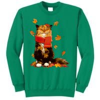 Cute Happy Autumn Cat Fall Season Lover Sweatshirt