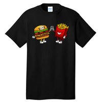 Cute Hamburger Art Hamburger French Fries Lovers Tall T-Shirt