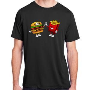 Cute Hamburger Art Hamburger French Fries Lovers Adult ChromaSoft Performance T-Shirt